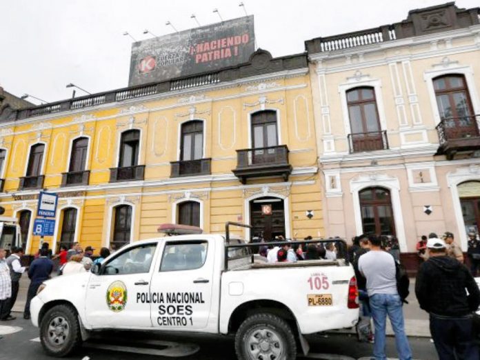 Local de Fuerza Popular ubicado en la avenida Paseo Colón, Cercado de Lima
