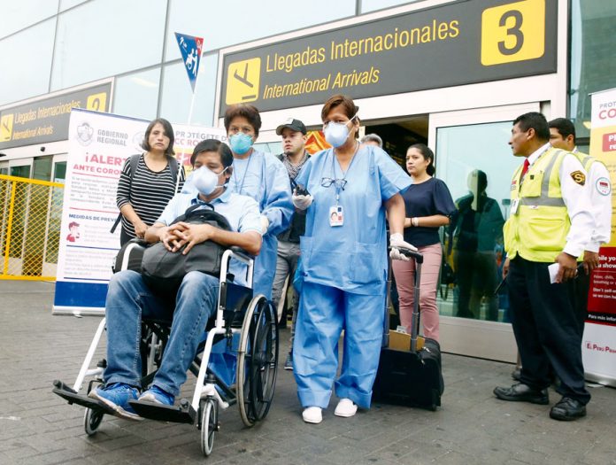 Pacientes sospechosos de haber contraído el coronavirus