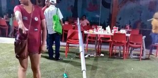Tubo de metal en local de comida rápida aplastó a clienta