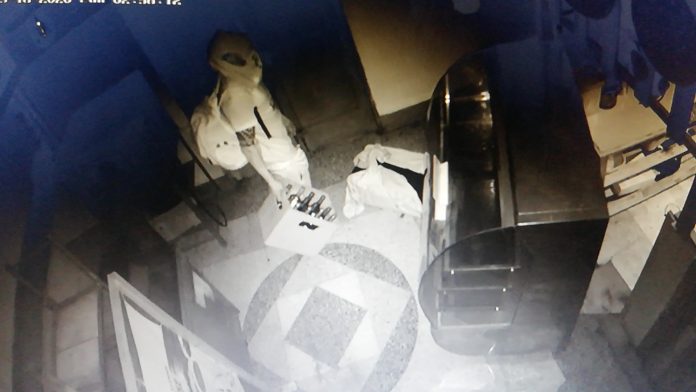 ladrón roba caja de chelas durante inmovilización