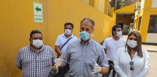 Alcalde Muñoz recibió donación de 10 toneladas de lejía