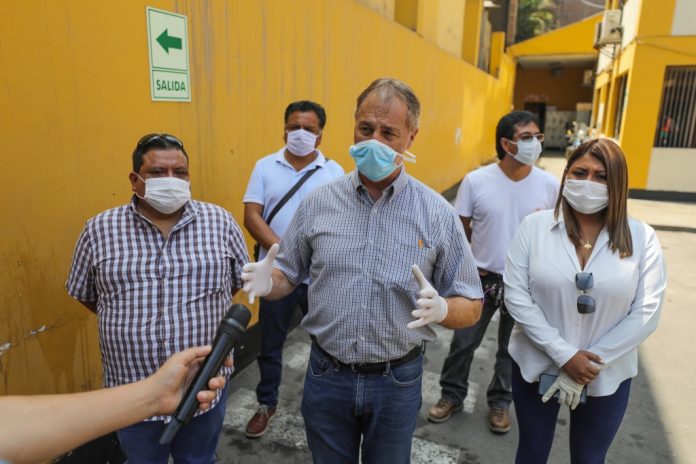 Alcalde Muñoz recibió donación de 10 toneladas de lejía