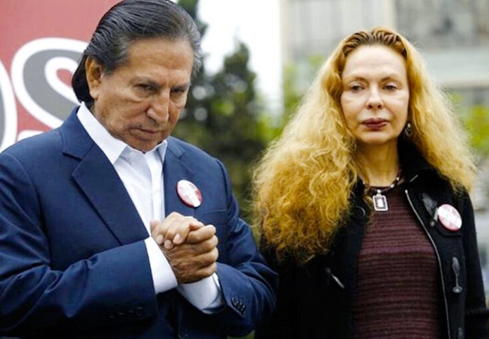 Alejandro Toledo y su esposa, Eliane Karp Alejandro Toledo y su esposa, Eliane Karp