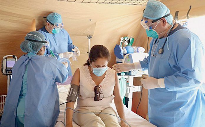 Instalaron hospital móvil en aeropuerto Jorge Chávez