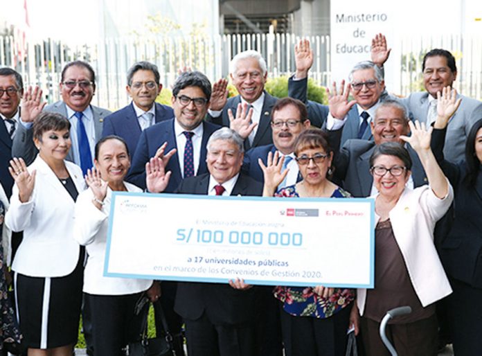 Transfieren S/ 100 millones para fortalecer universidades públicas
