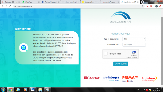 consultaretiroafp.pe consultaretiroafp.pe