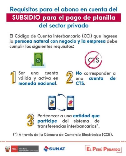 subsidio pago de planilla