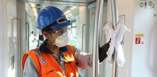 Coches de la Línea 1 son desinfectados minuciosamente Coches de la Línea 1 son desinfectados minuciosamente