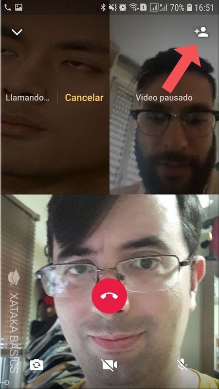 whatsapp videollamada añadir