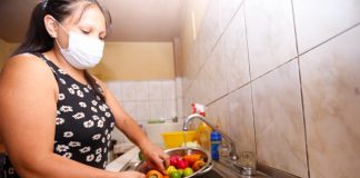 Desinfección de frutas y verduras