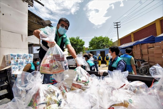 Donaciones de alimentos llegaron a más de un millón de vecinos de 39 distritos
