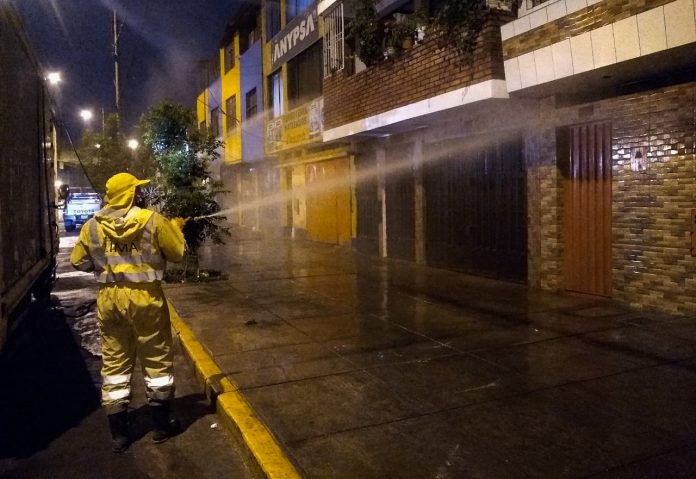 limpieza, lavado y desinfección