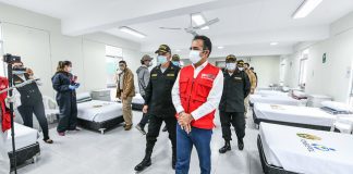 Inauguran centro de aislamiento para policías con Covid-19 en Puente Piedra