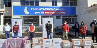 Ayacucho recibe insumos y equipos médicos para el Covid-19