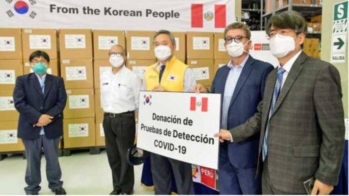 Corea dona 50,000 pruebas serológicas al Perú
