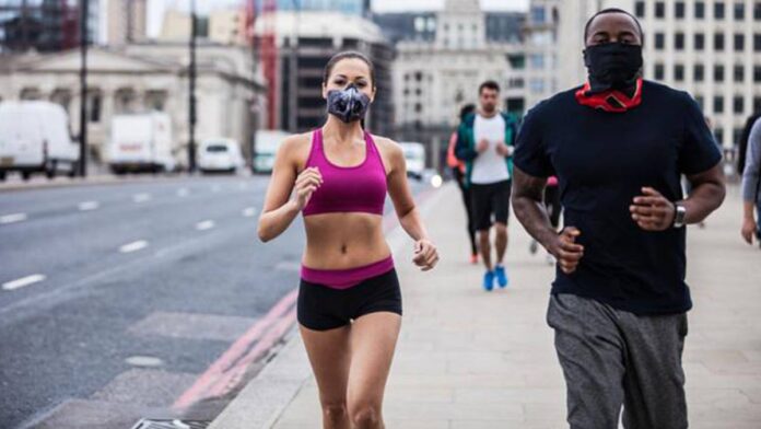Correr en espacios públicos