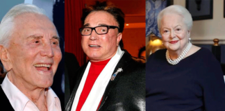 Kirk Douglas, Roy Horn, Olivia de Havilland