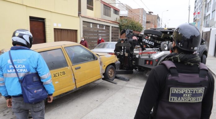 Municipio de Magdalena retiró vehículos abandonados de las calles