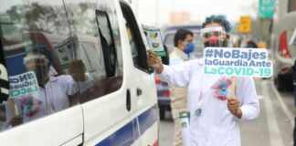 Verifican uso correcto de mascarillas en el transporte público