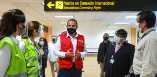 Autoridades inspeccionan aeropuerto Jorge Chávez