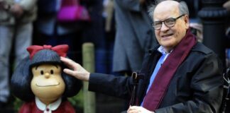 Dibujante argentino Joaquín Salvador Lavado, conocido universalmente como Quino