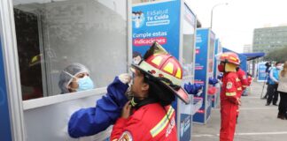 Realizan mil pruebas moleculares a bomberos y repartidores