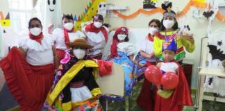Médicos y enfermeras del INSN Breña se disfrazan