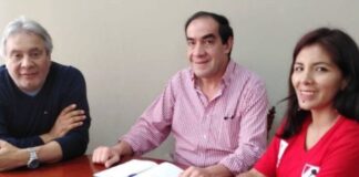 Plancha presidencial del partido Acción Popular, liderada por Yonhy Lescano