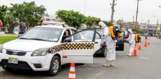 Intensifican campaña de desinfección gratuita de taxis