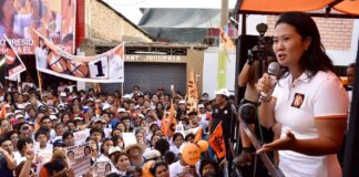 Candidata presidencial de Fuerza Popular, Keiko Fujimori