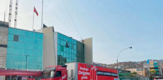 Planta móvil de oxígeno recarga balones gratis en Lima Norte