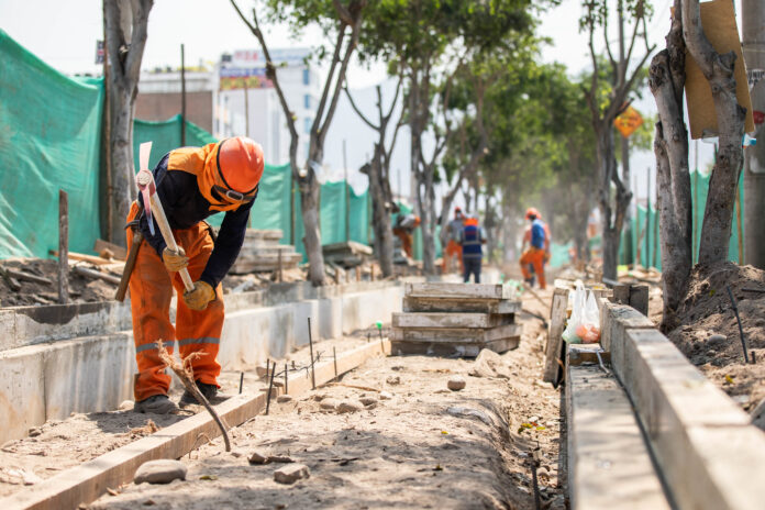 Construcción de ciclovía