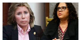 Fiscales Rocío Sánchez Saavedra y Sandra Castro Castillo