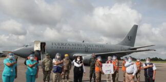 Violeta Bermúdez supervisó vacunación en región Ucayali