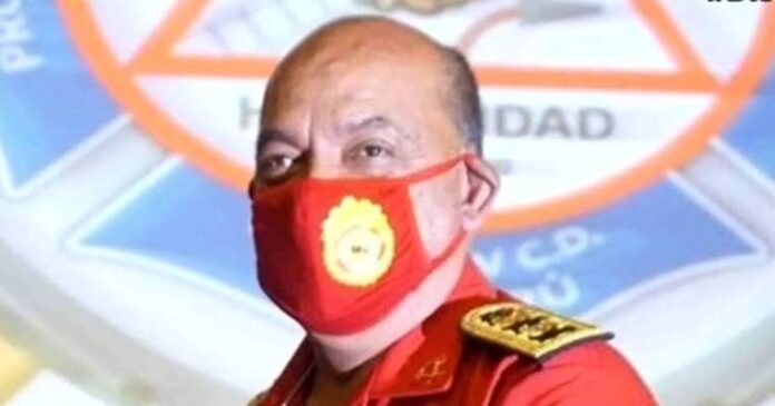 Mario Casaretto, jefe departamental de los Bomberos