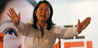 Keiko sigue primera en el antivoto Keiko Fujimori
