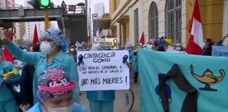 Trabajadores del Hospital del Niño protestan por pago de bono