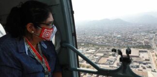 Supervisaron la seguridad de los comicios desde el aire