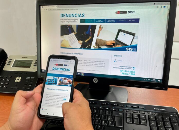 SIS: canales de atención para casos de corrupción