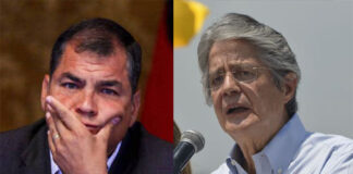 Rafael Correa y Guillermo Lasso