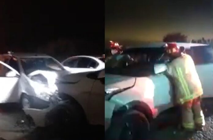 Triple choque provocó conductor que venía a velocidad dejando 9 heridos
