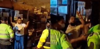 Serenos intervienen a sujetos quienes terminaron agrediéndolos