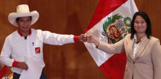 Pedro Castillo y Keiko Fujimori