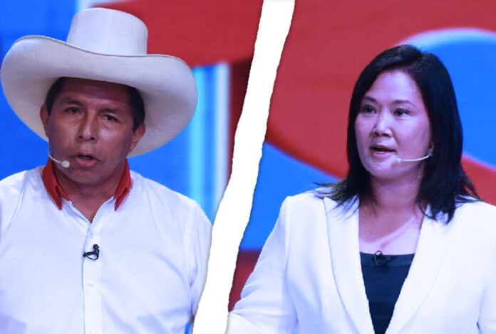 Pedro Castillo y Keiko Fujimori