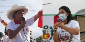 Pedro Castillo y Keiko Fujimori