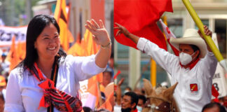 Pedro Castillo y Keiko Fujimori