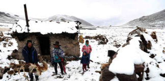 Nevadas en la sierra