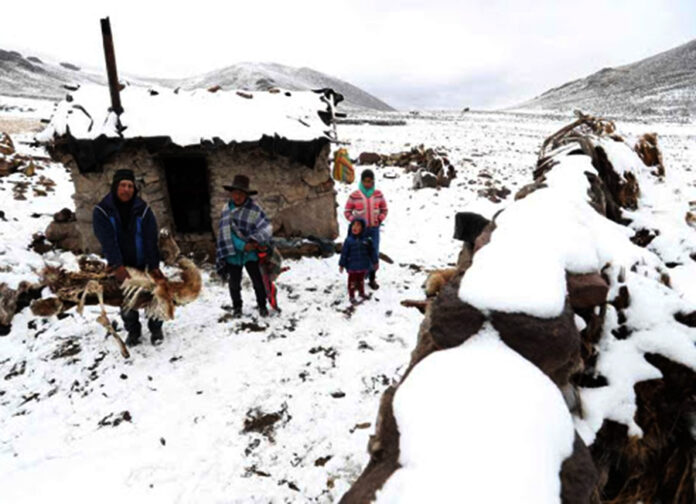 Nevadas en la sierra