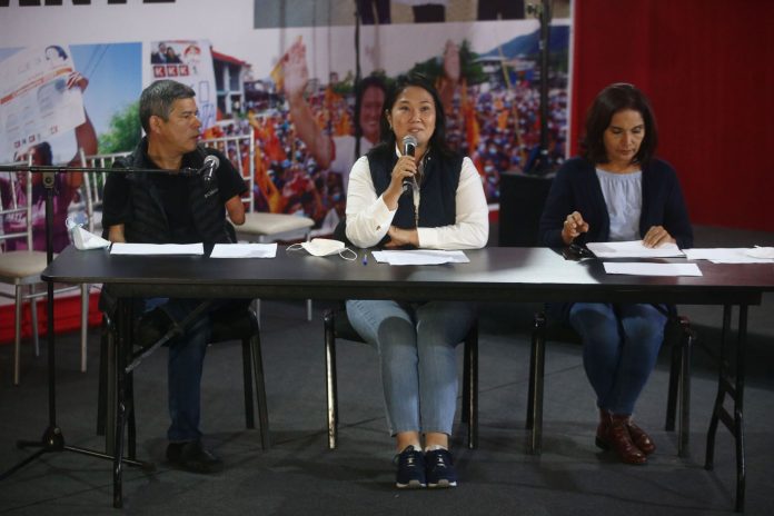 Luis Galarreta y Keiko Fujimori