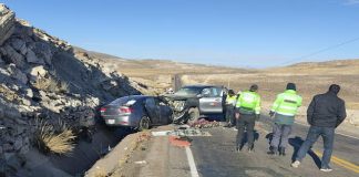 Choque de vehículos dejó cuatro fallecidos